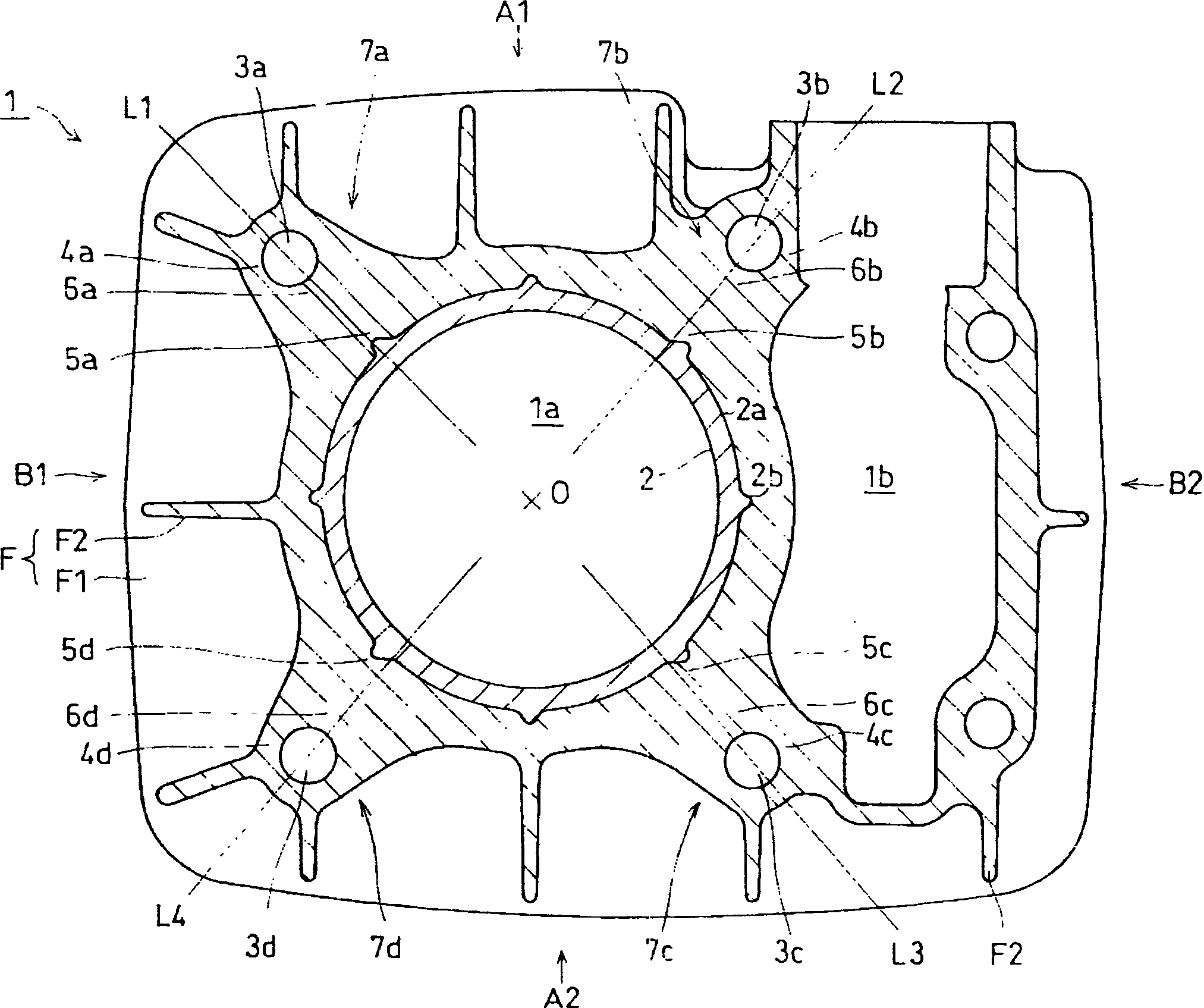 Valve device with cylinder stop mechanism of ic engine