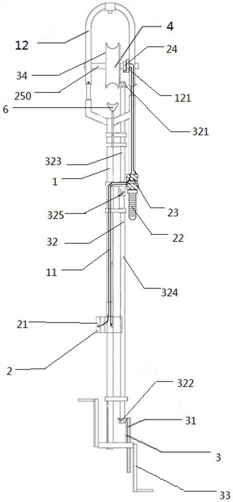 Electric shaft-driven wire outlet aerodyne