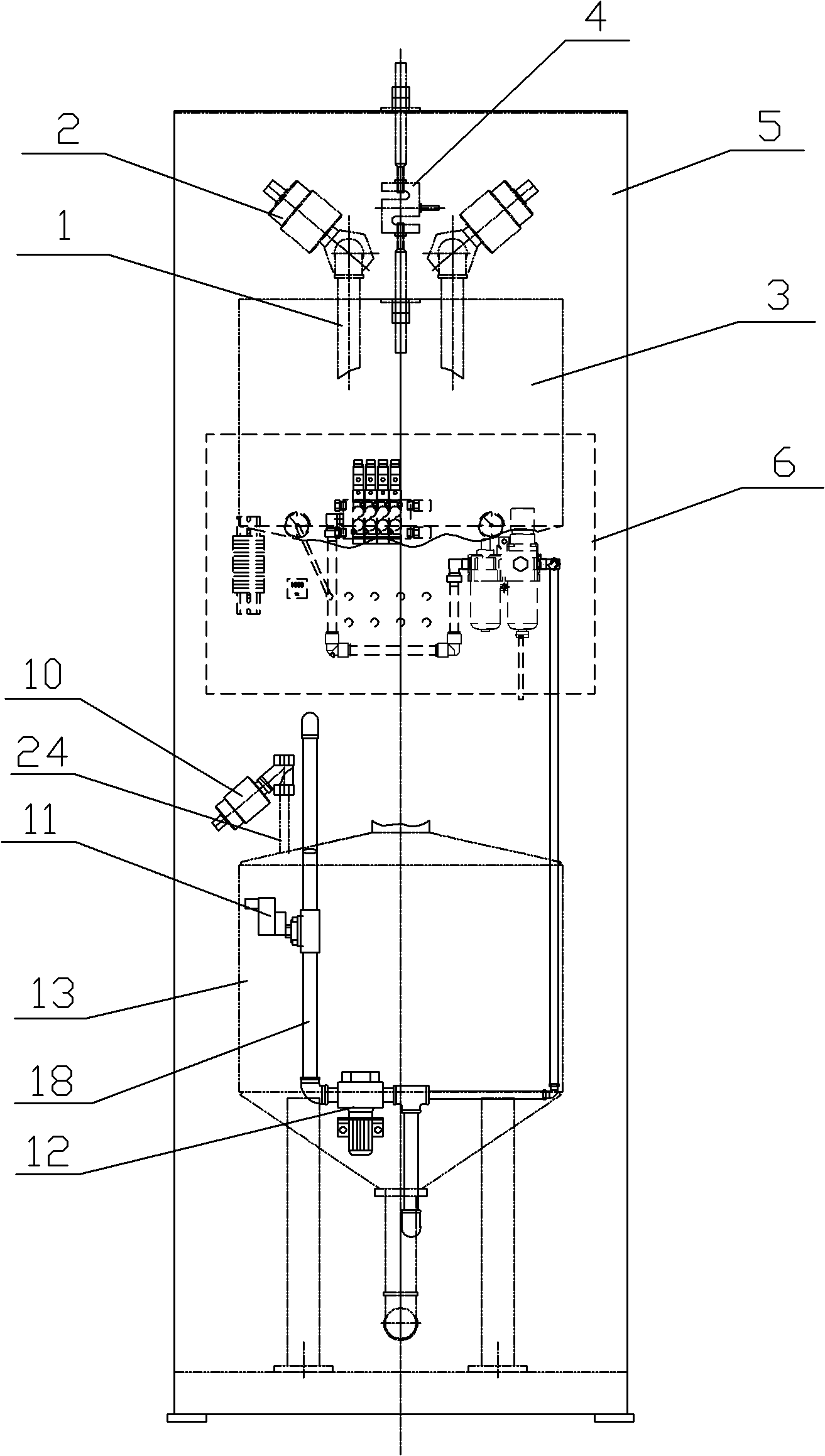 Blowing additive metering system