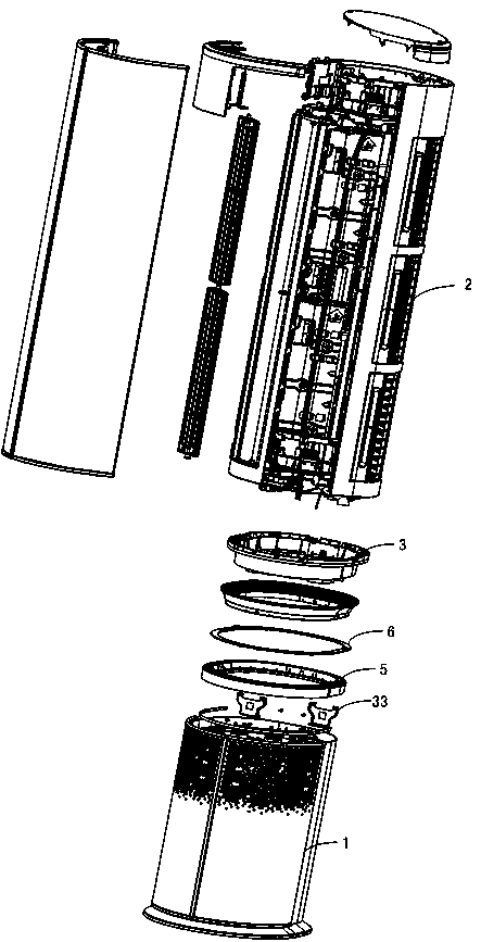 Vertical air conditioner indoor unit