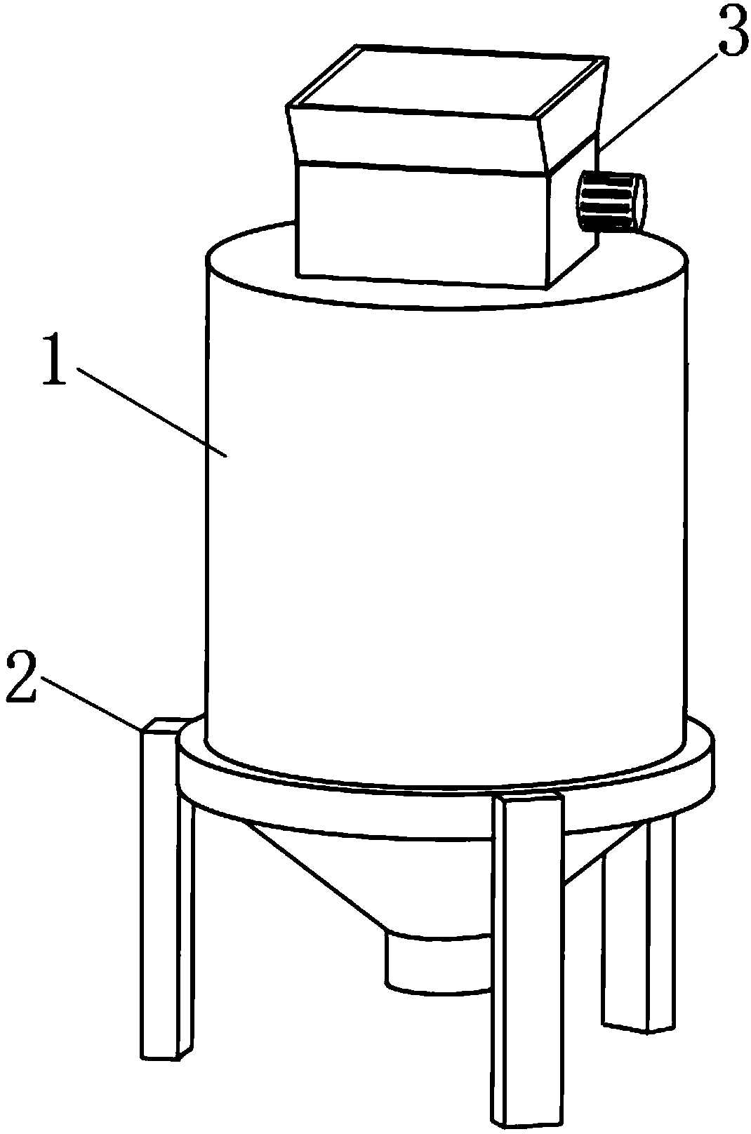 Chinese herbal medicine crushing apparatus