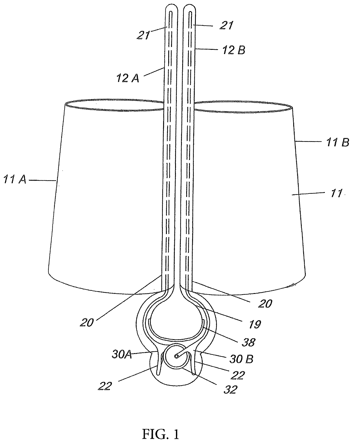 Nasal air flow maintenance and septal deviation correction device