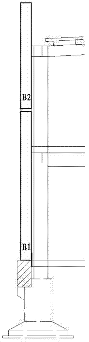 Prefabricated concrete steel wire net rack sandwiched curtain wall and installation method thereof