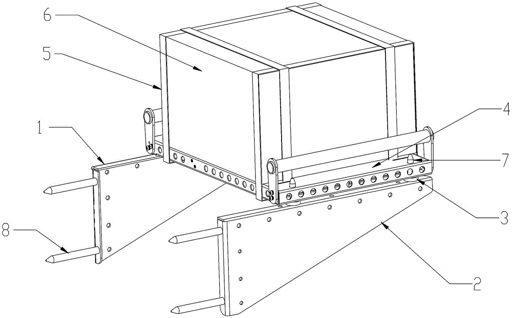 Auxiliary assembly and disassembly structure and usage method of heavy components in the cabinet