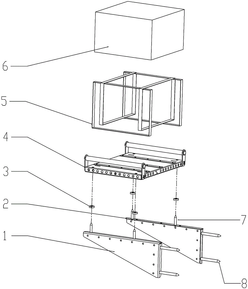 Auxiliary assembly and disassembly structure and usage method of heavy components in the cabinet
