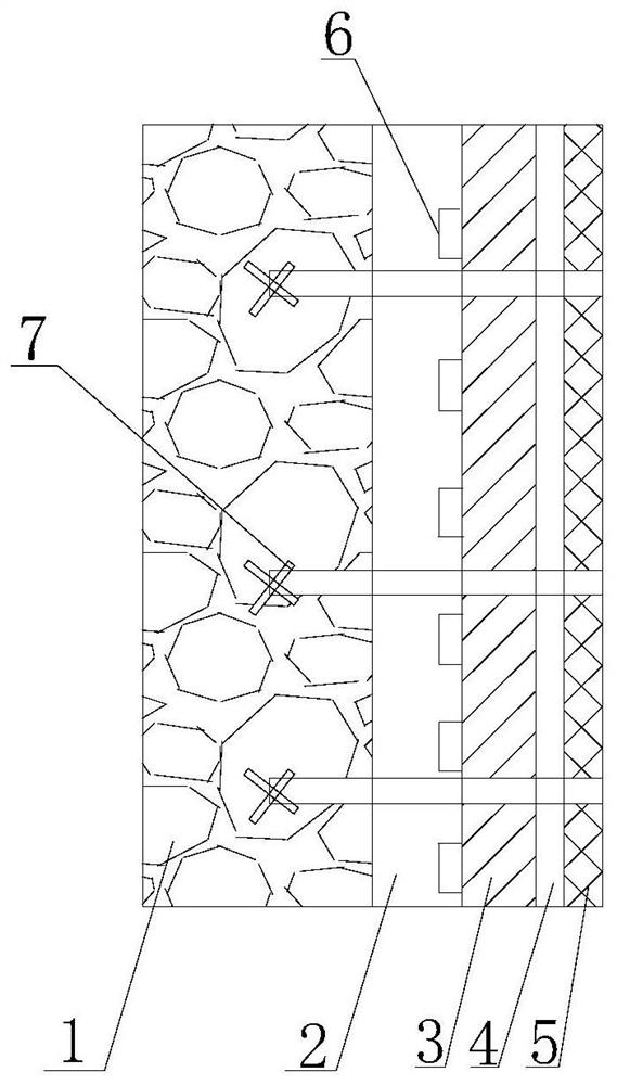Light, fireproof and low-heat-conducting-property integrated disassembly-free composite heat preservation formwork and preparation process thereof