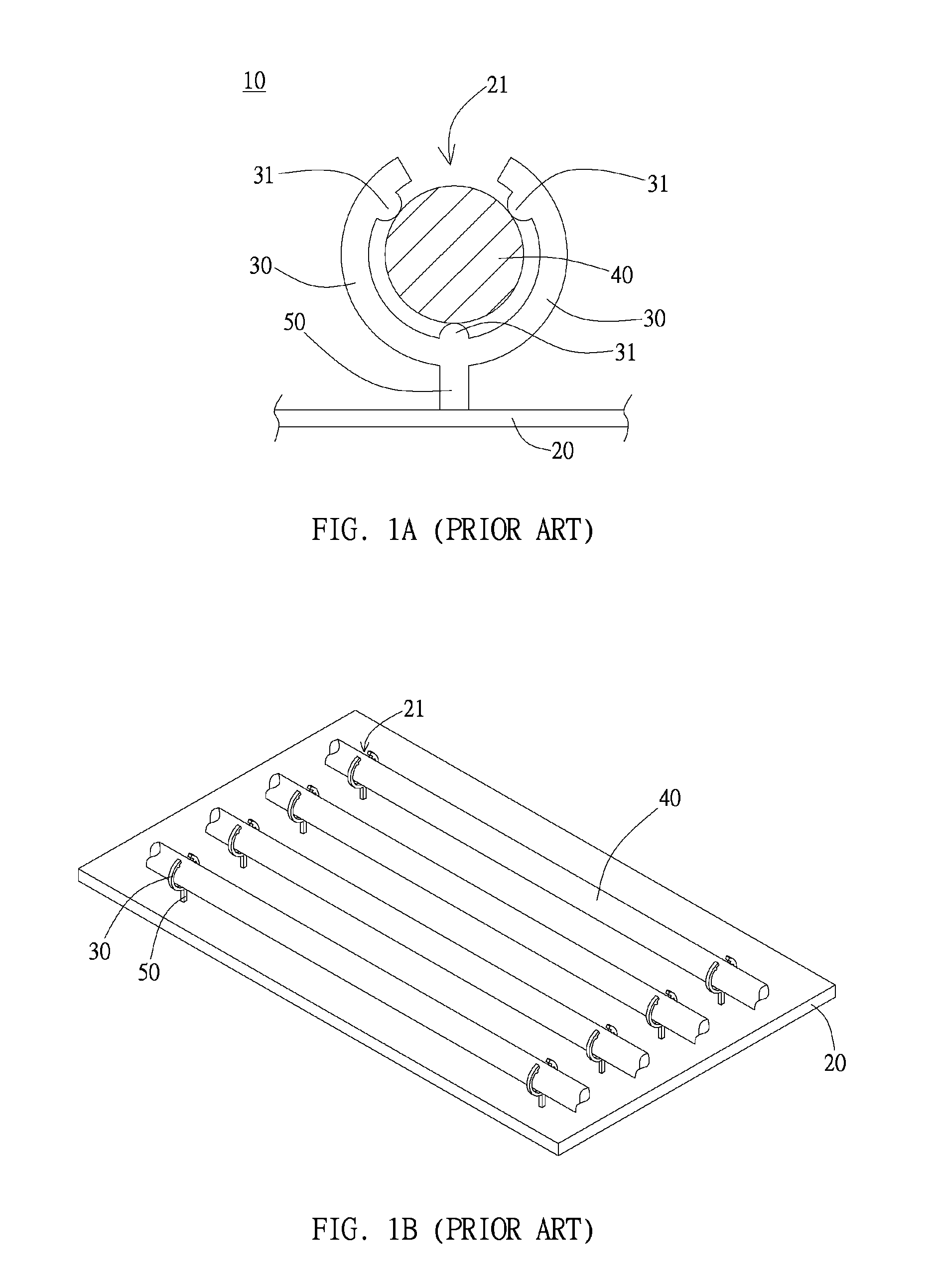 Lamp positioning device and the backlight module using the same