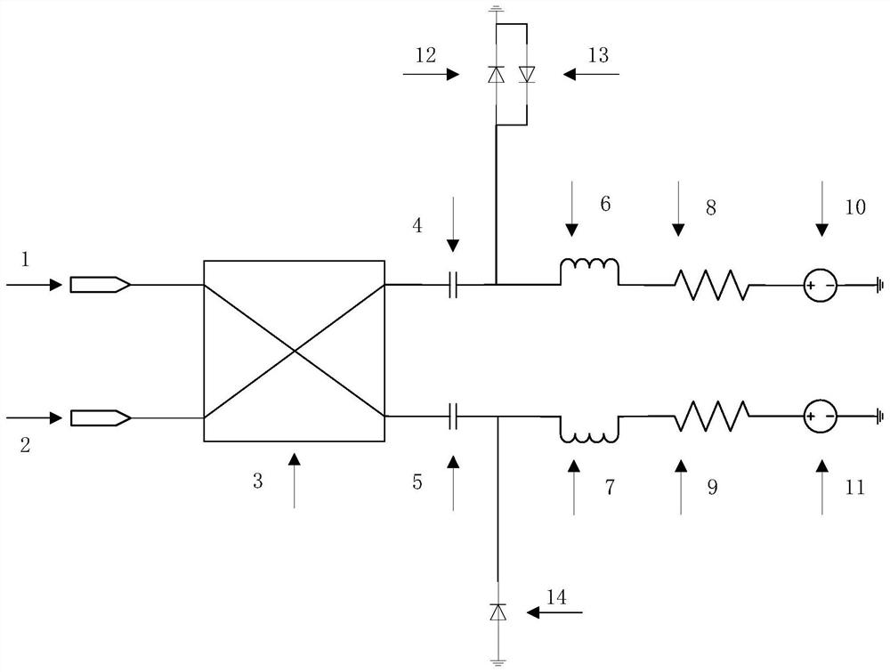 Analog predistorter with independently adjustable amplitude and phase suitable for SSPA