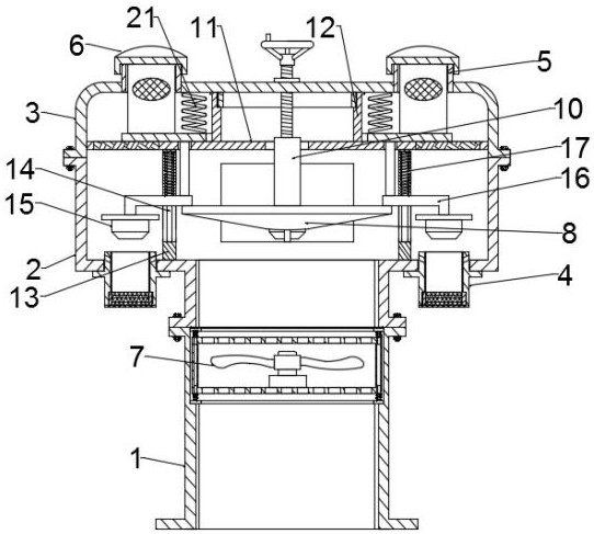 Muffling detachable ventilator for ship