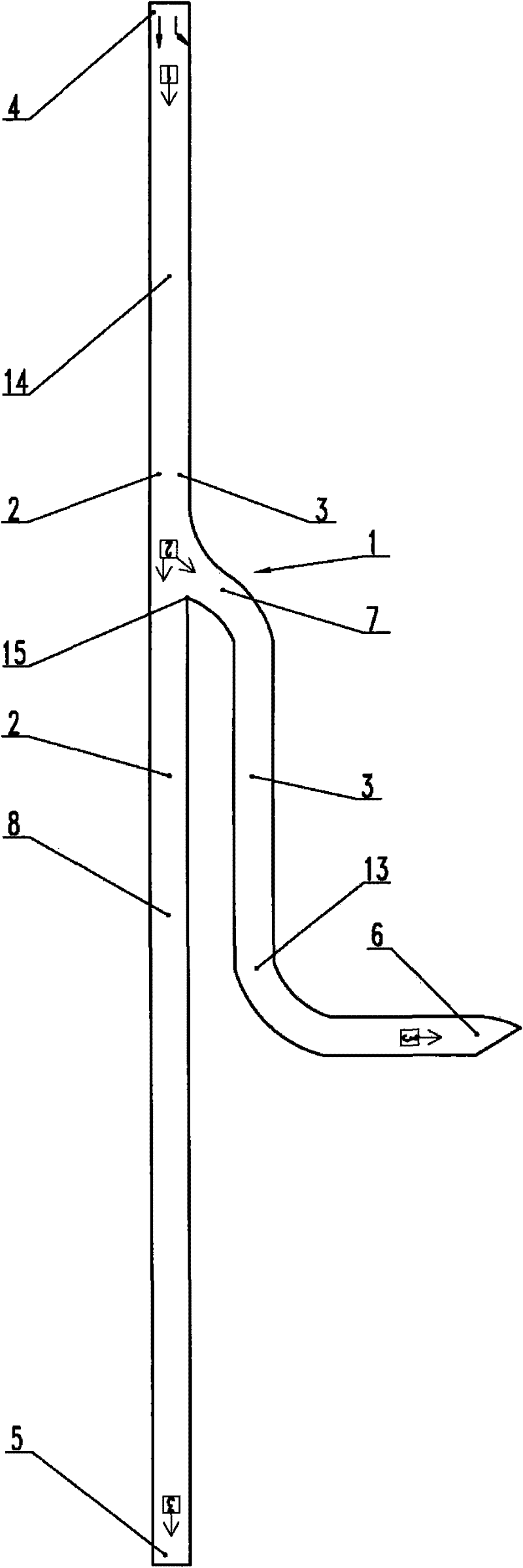 Four independent h-shaped bifurcated bridges combined bridge contributing to unobstructed left-turning and straight-driving