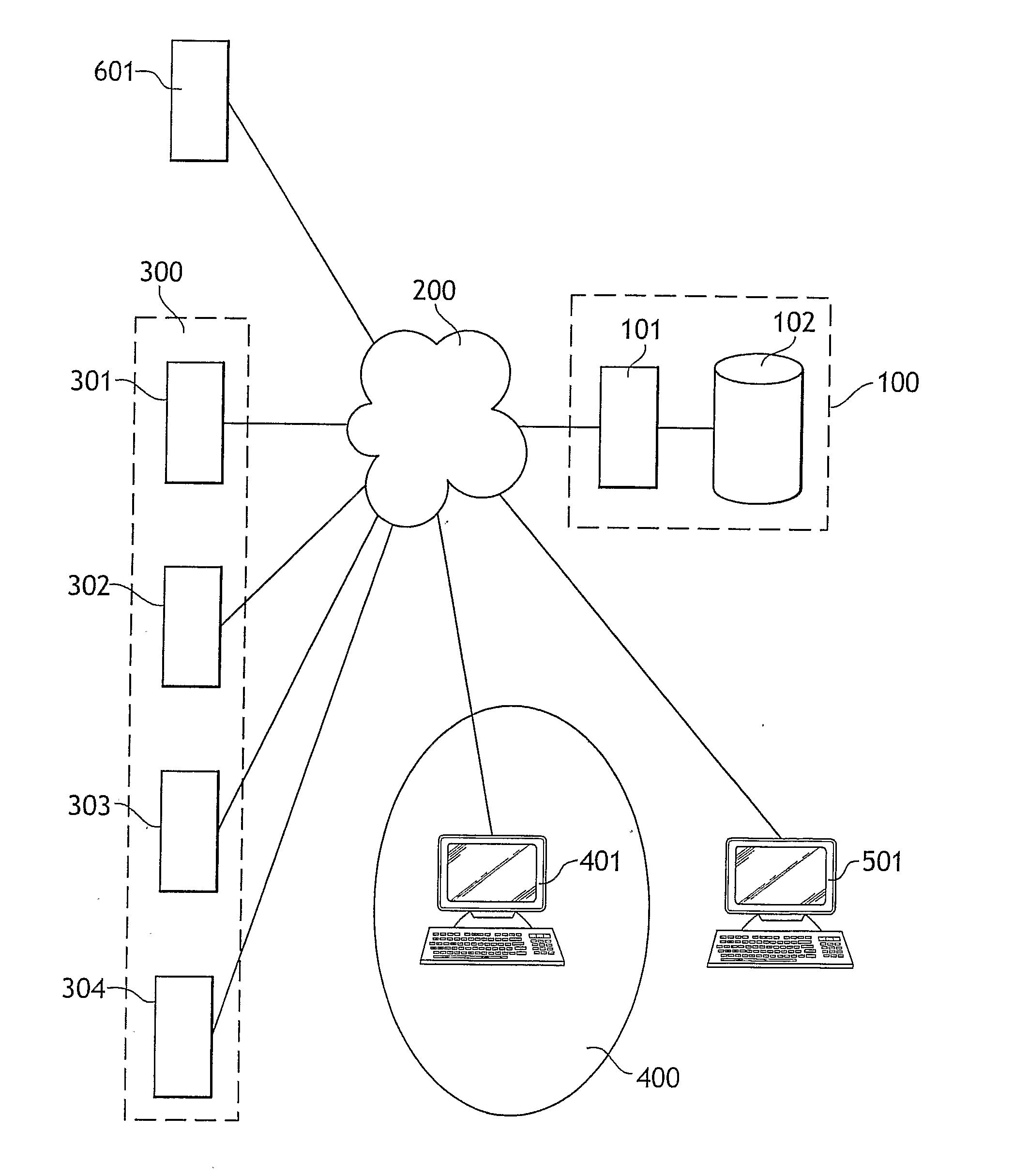 Method for determining a profile of a user of a communication network