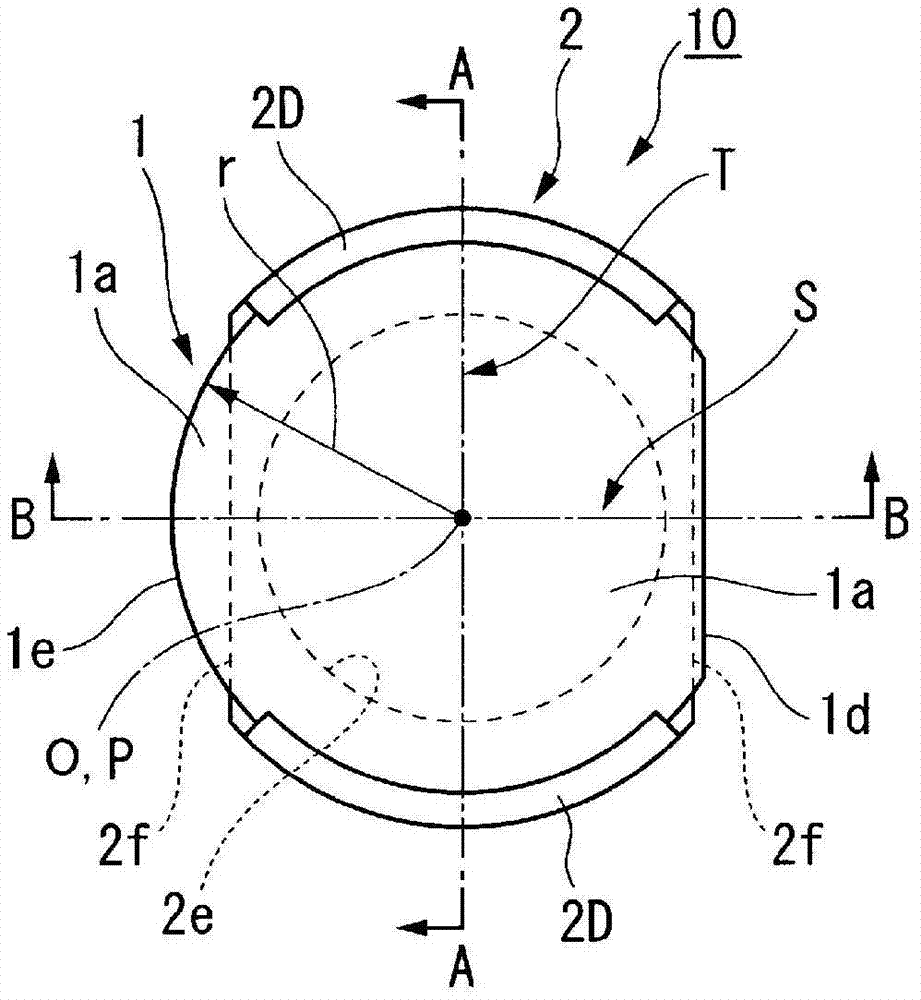 Lens mirror frame and lens assembly