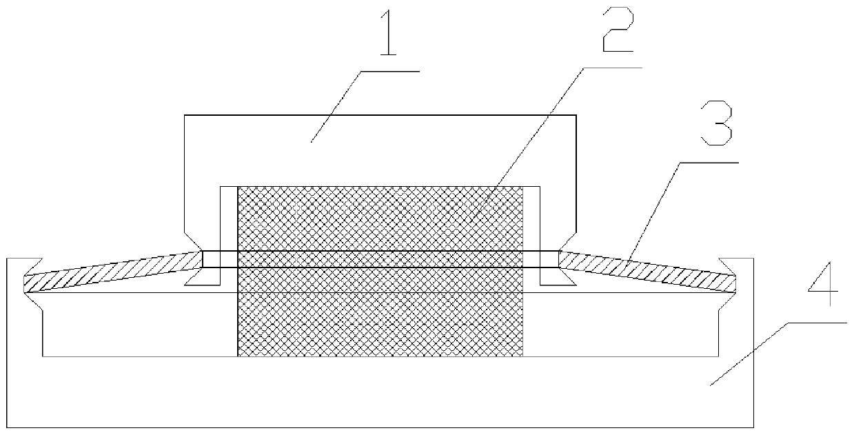 A quasi-zero stiffness shock absorber for high-speed train floors