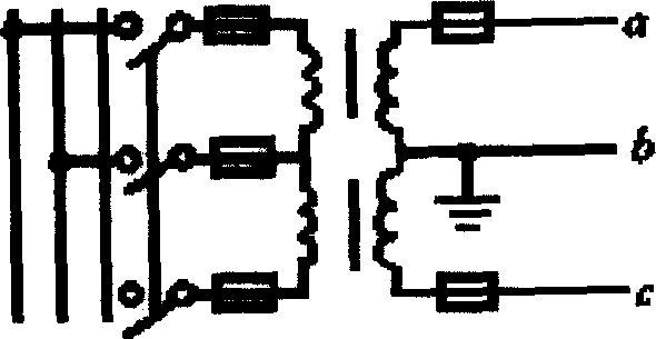 Broken wire detecting method for voltage transformer