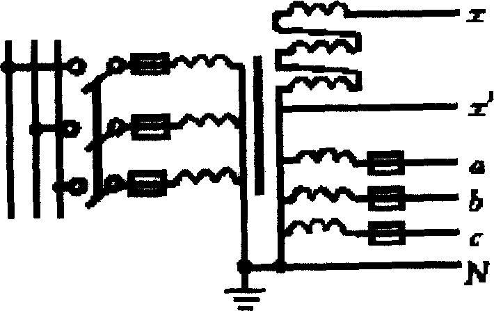 Broken wire detecting method for voltage transformer