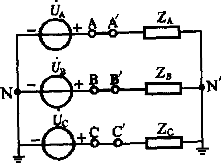 Broken wire detecting method for voltage transformer