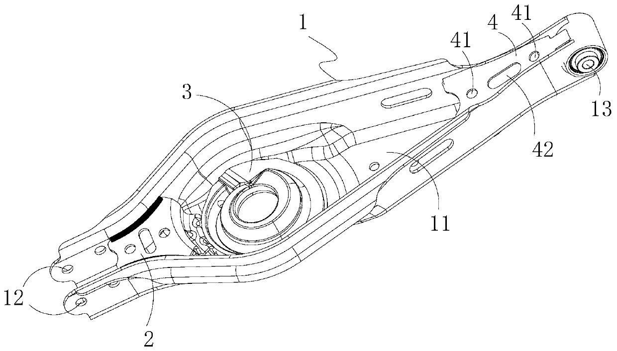rear control arm structure