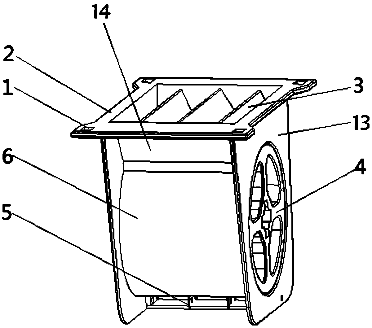 A socket-type precision seed metering device specially used for sowing wheat