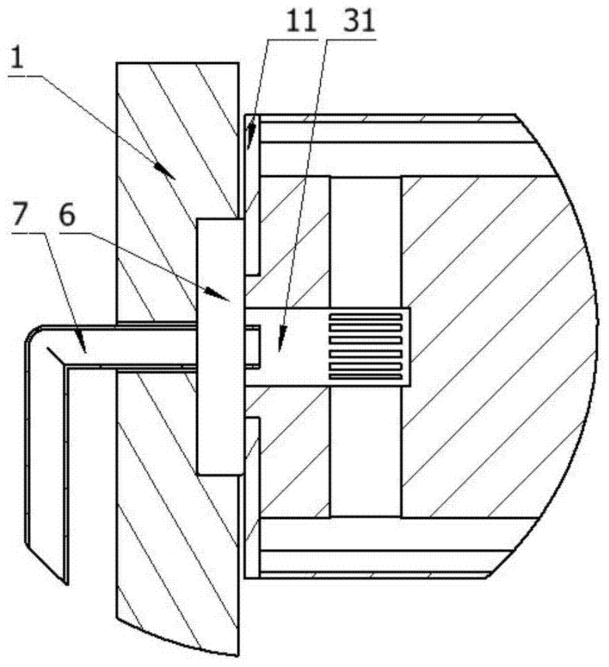 Engagement cooling apparatus of extruder