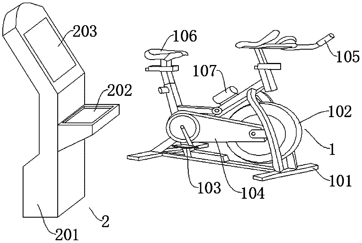 VR scene interactive spinning bike