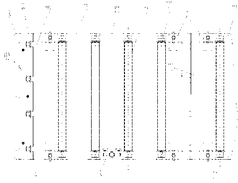 Combined type bracket of vehicle-mounted oil engines
