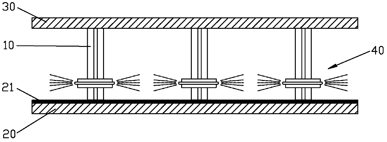 A ceiling keel device for air detoxification