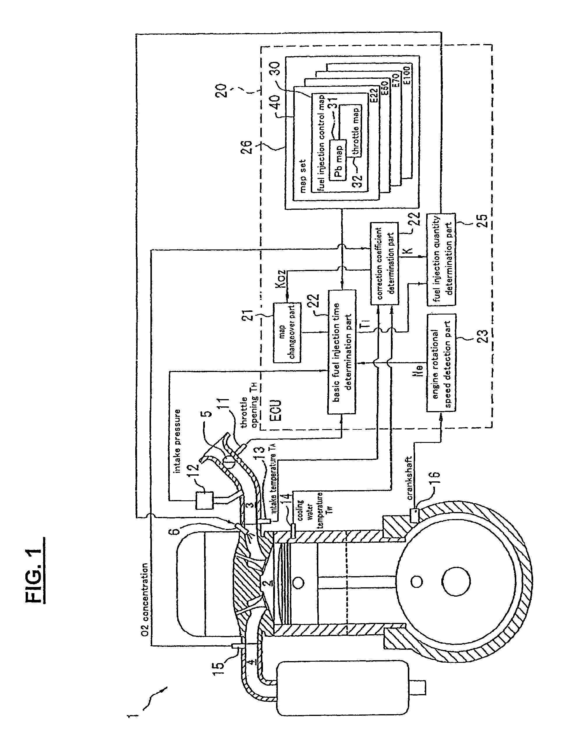 Fuel injection control device for a variable-fuel engine and engine incorporating same
