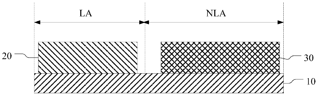 Inorganic light emitting diode display panel and display device