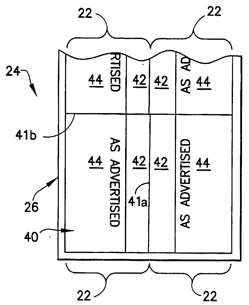 Retail shelf edge label media sheet