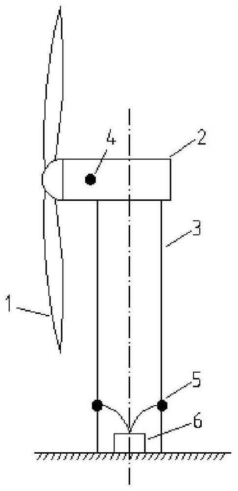 A tower load monitoring method for a wind power generating set
