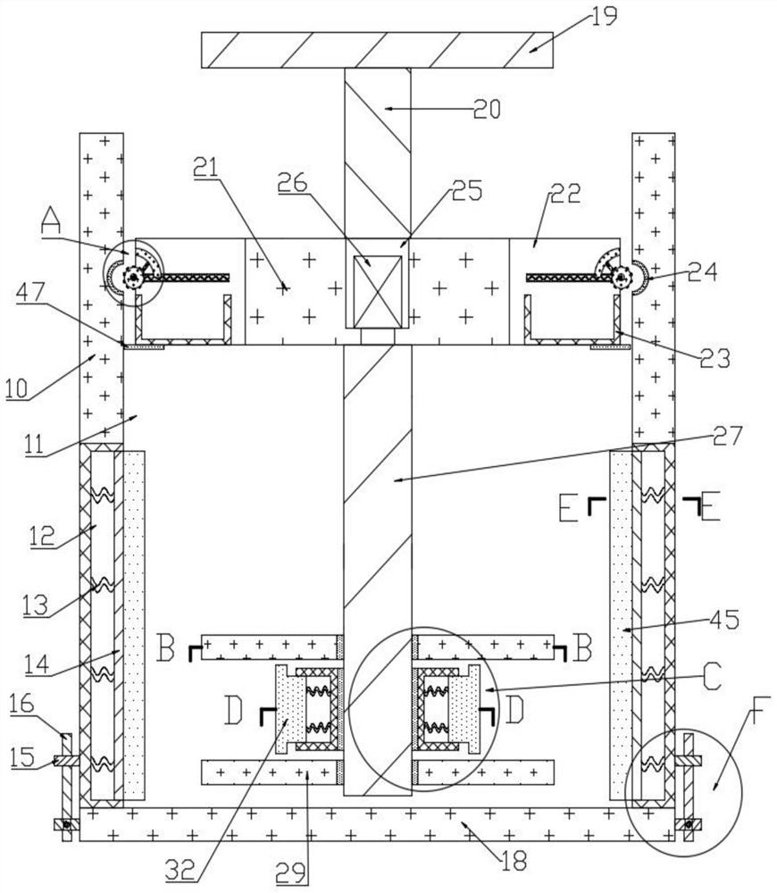 Meat stuffing cutting device