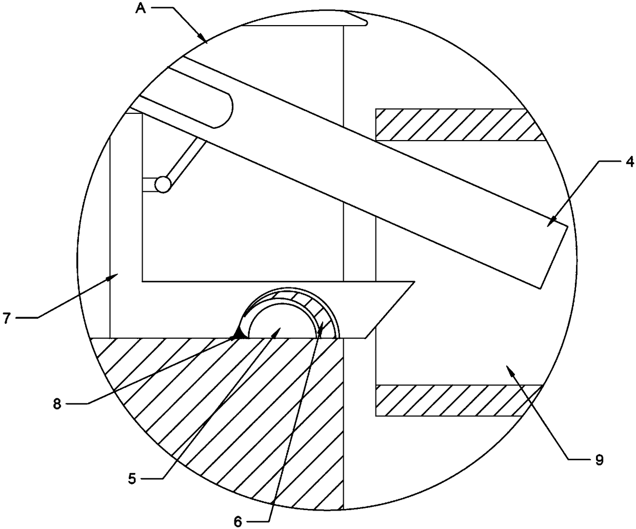 Cleaning device of tubular workpiece