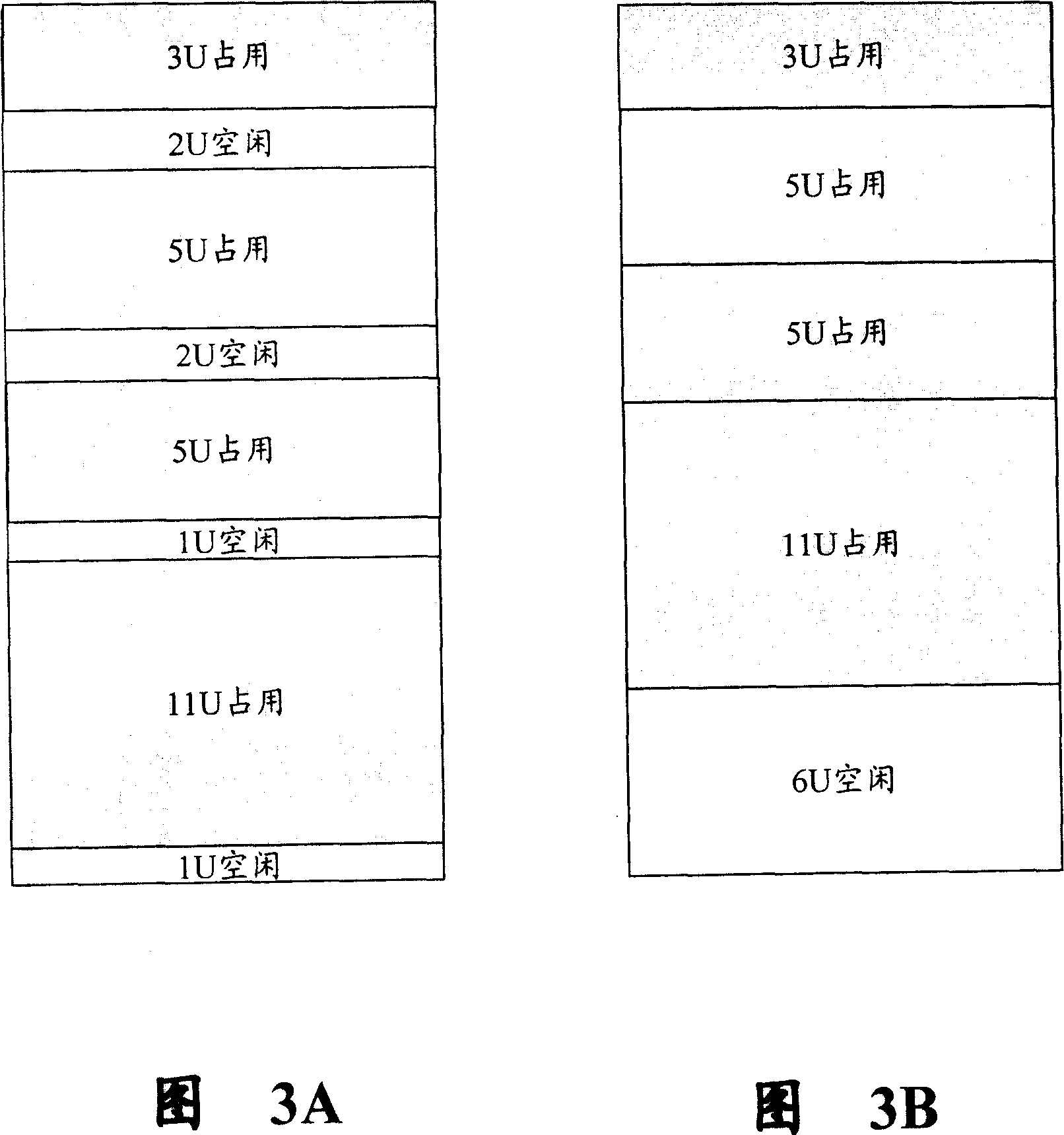 Frame space distributing method and device