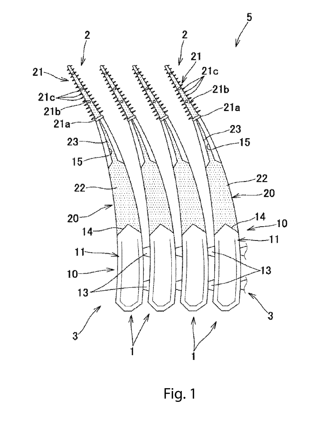 Method for manufacturing interdental cleaning device