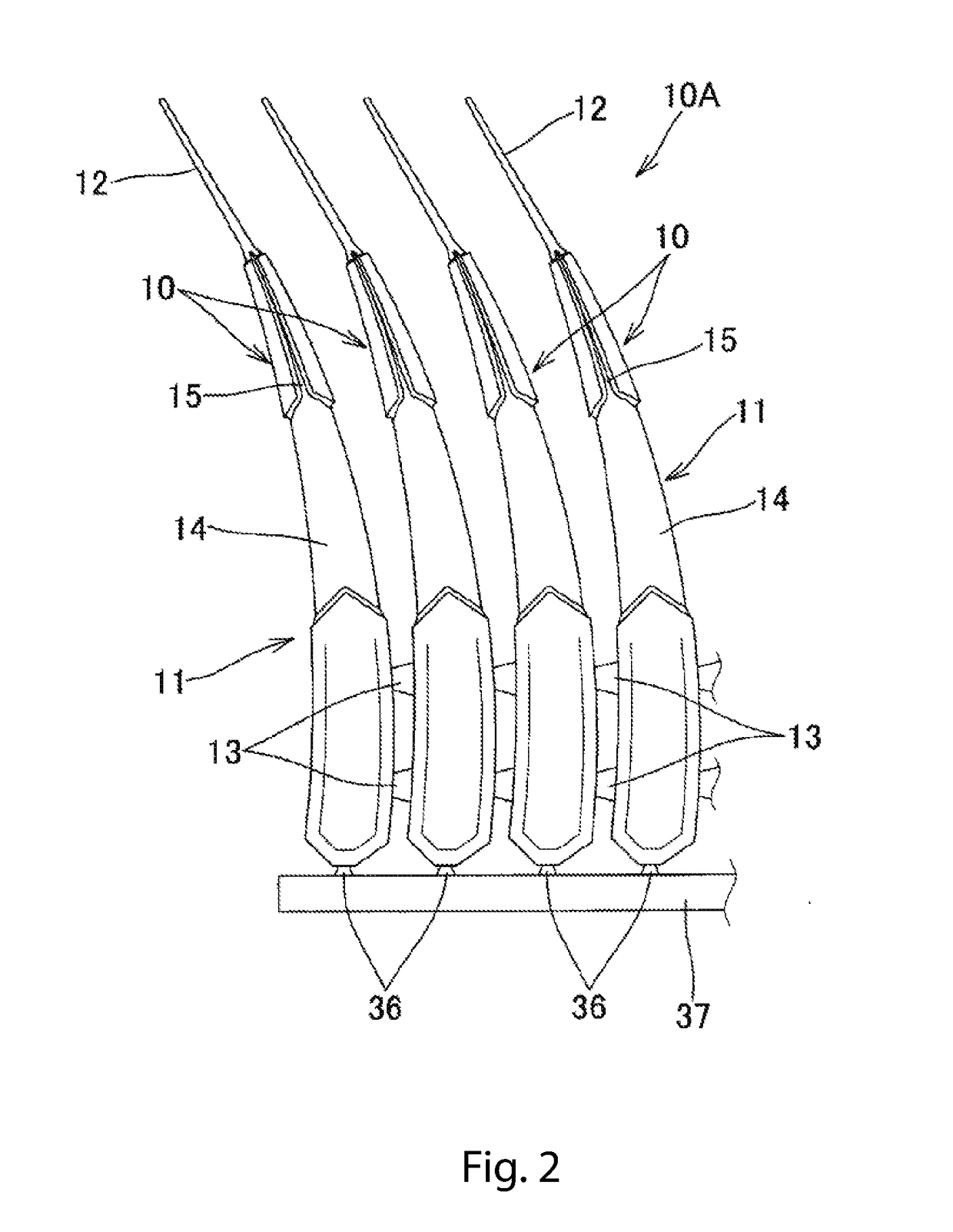 Method for manufacturing interdental cleaning device