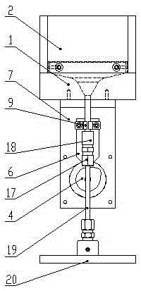 Automatic steel ball distributing device