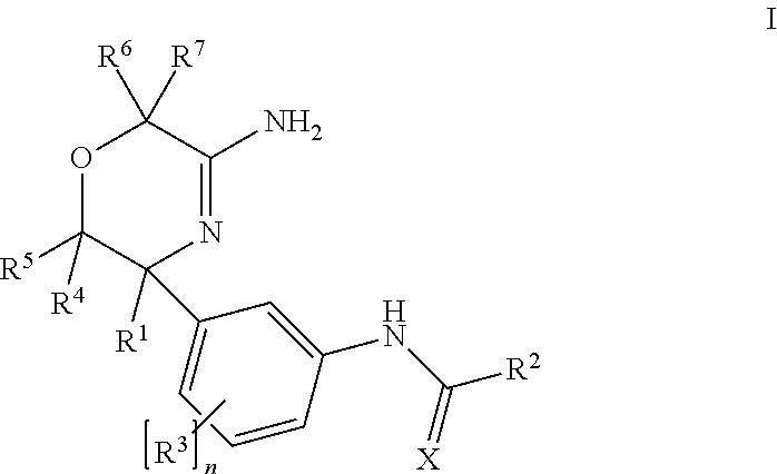 3-amino-5-phenyl-5,6-dihydro-2h-[1,4]oxazines