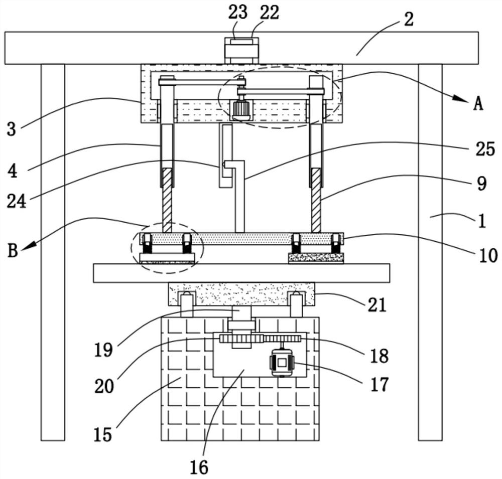 Hollow glass glue injection sheet fixing device