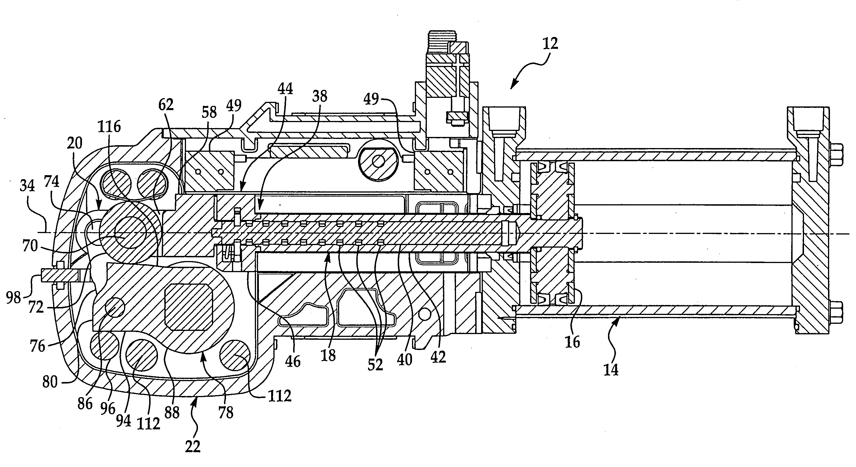 Structure for isolating mounting and clamping forces of a power clamp