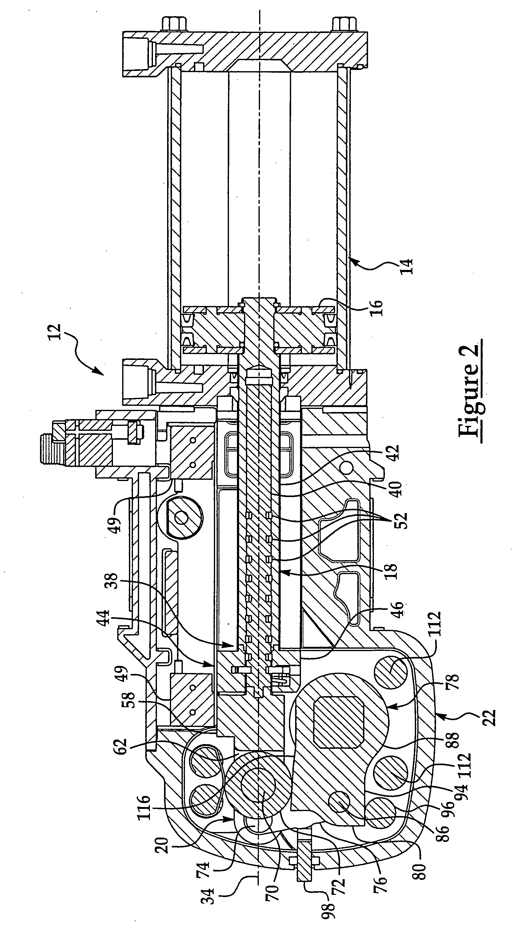 Structure for isolating mounting and clamping forces of a power clamp