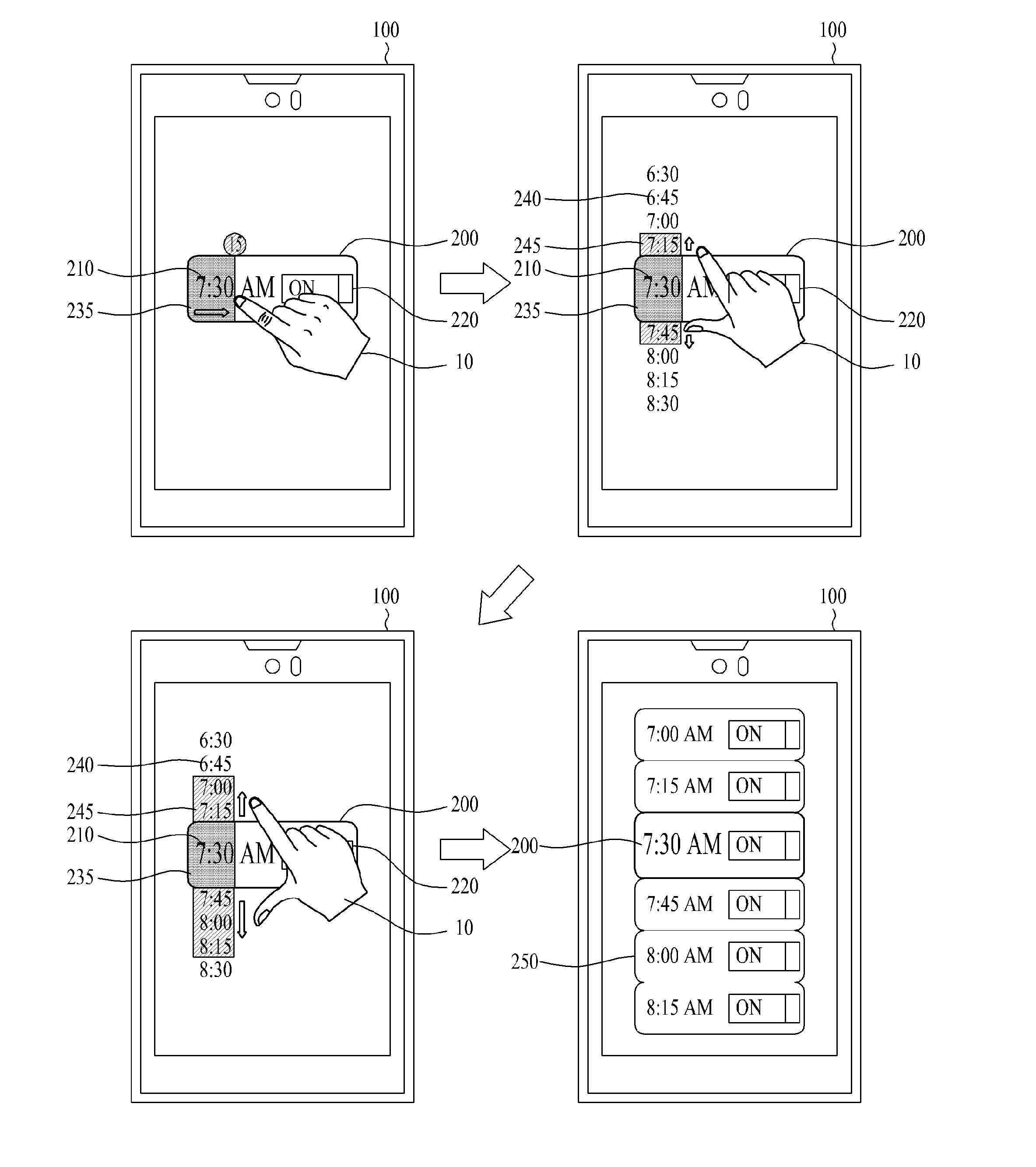 Display device and method of setting group information