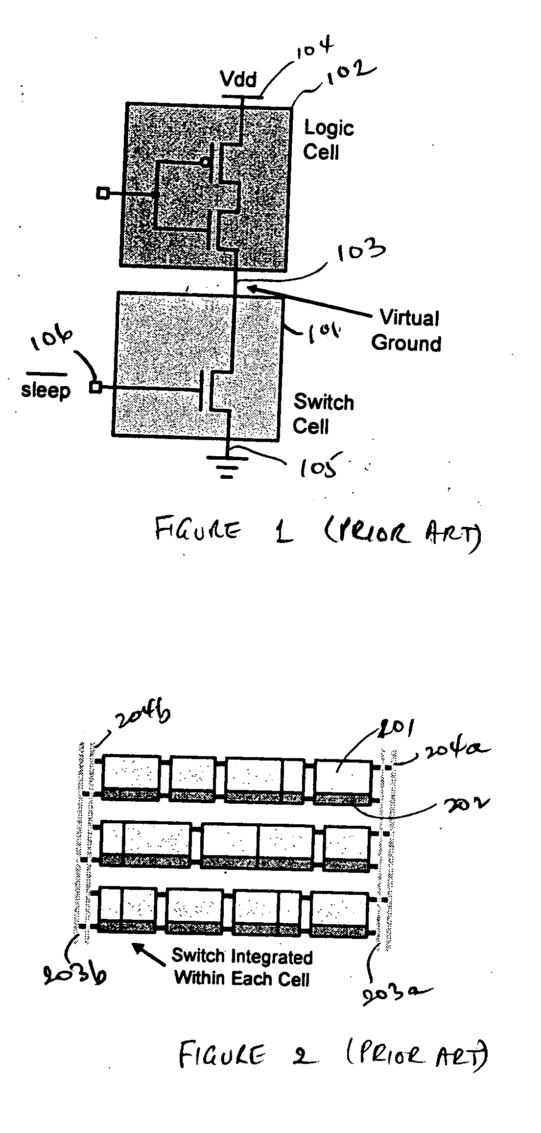 Design method and architecture for power gate switch placement