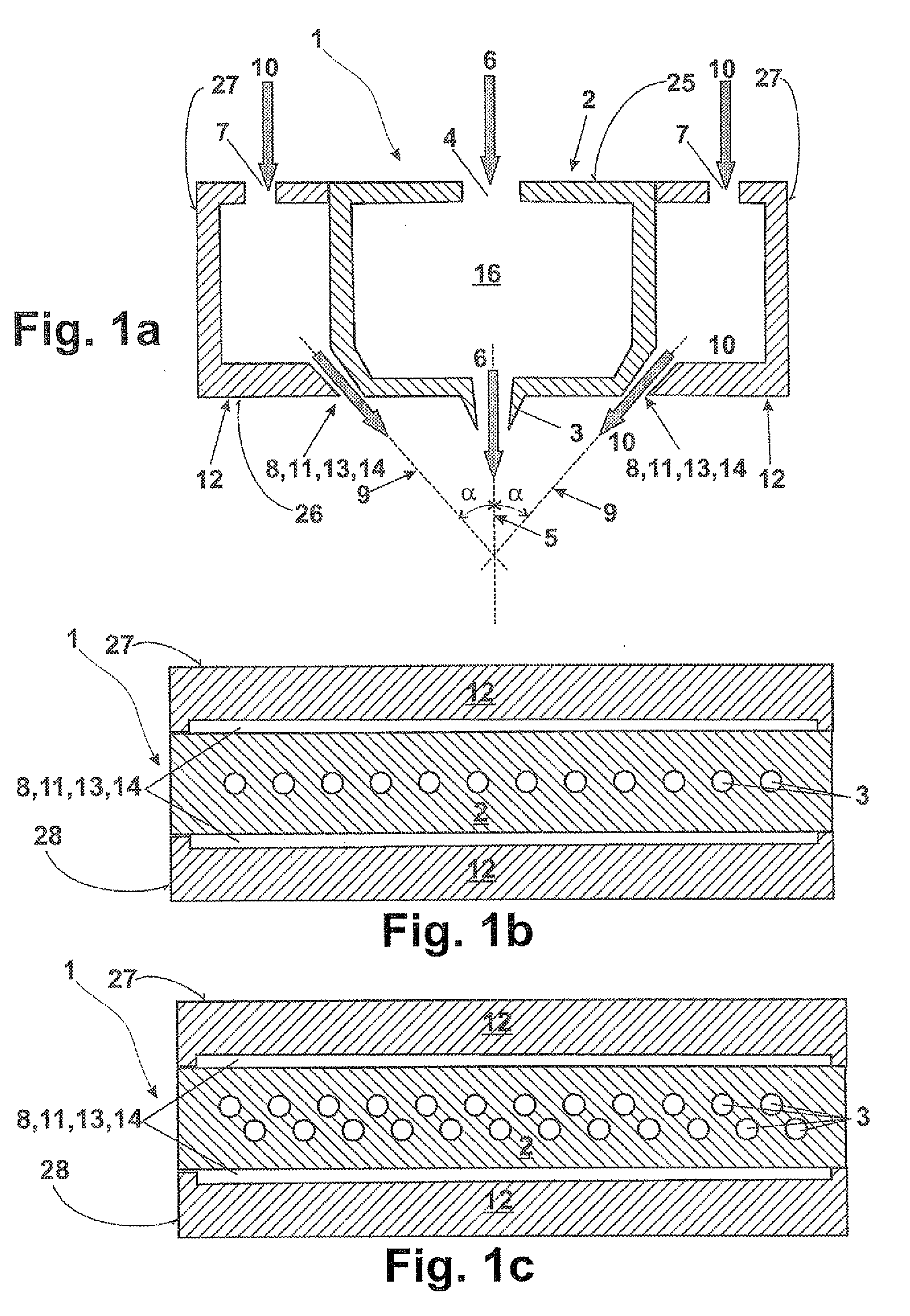 Device for applying adhesive