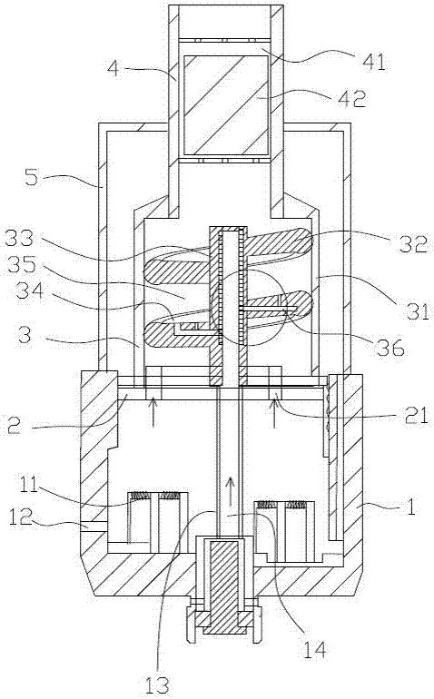 Electronic cigarette with plasma atomizer having double-channel rotational flow structure