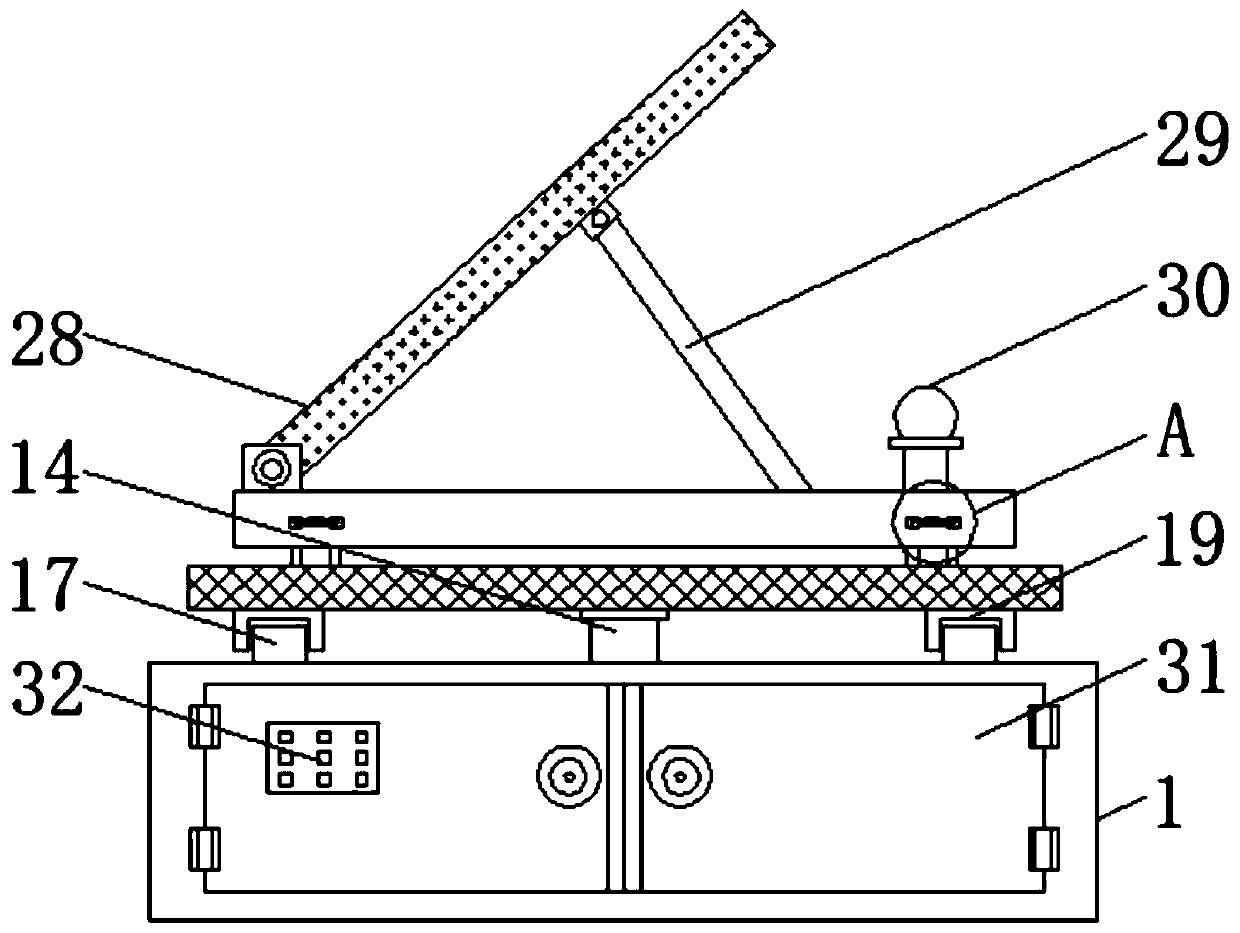 Solar power generation device with adjustable angle and using method thereof