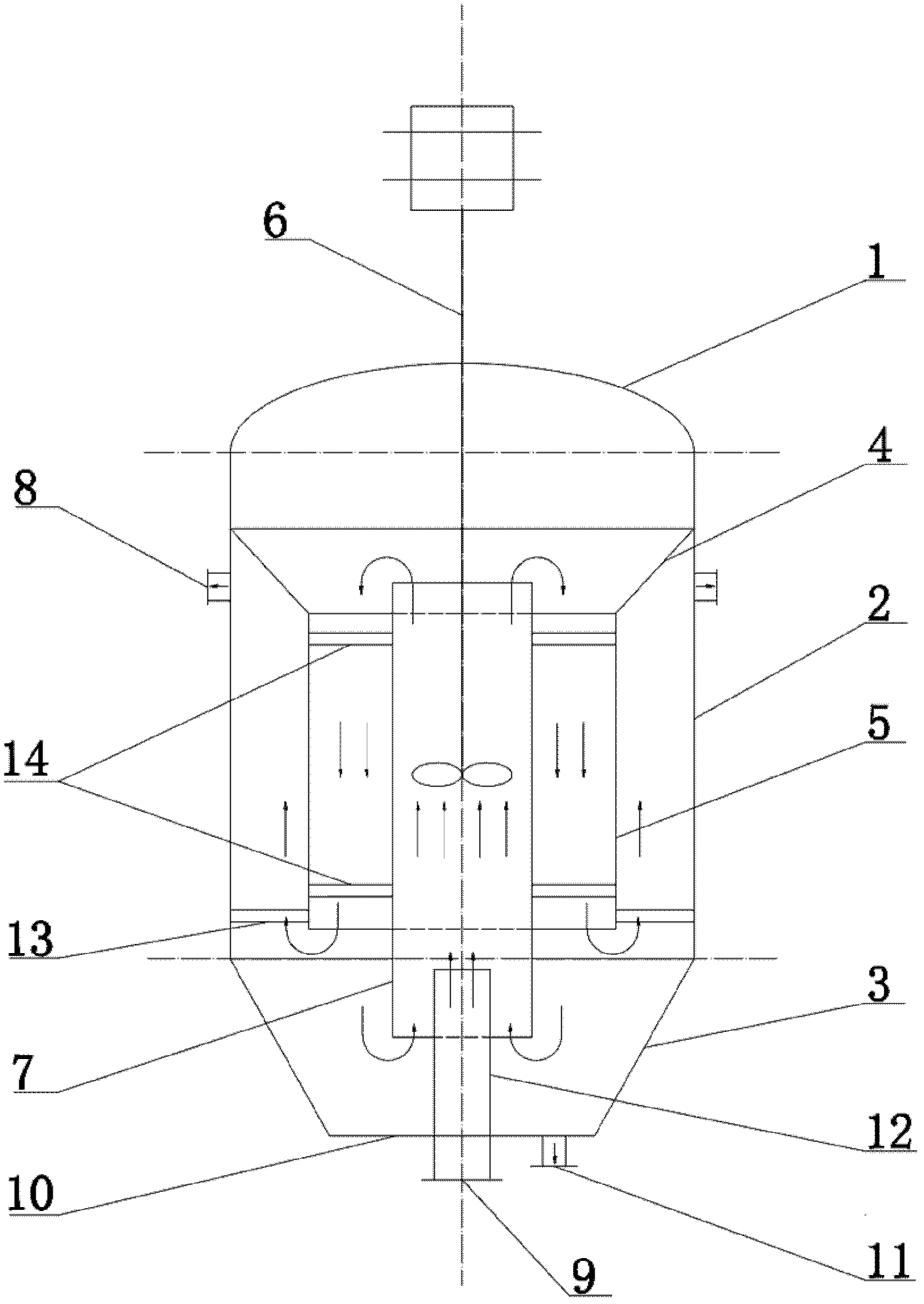 Continuous crystalizer