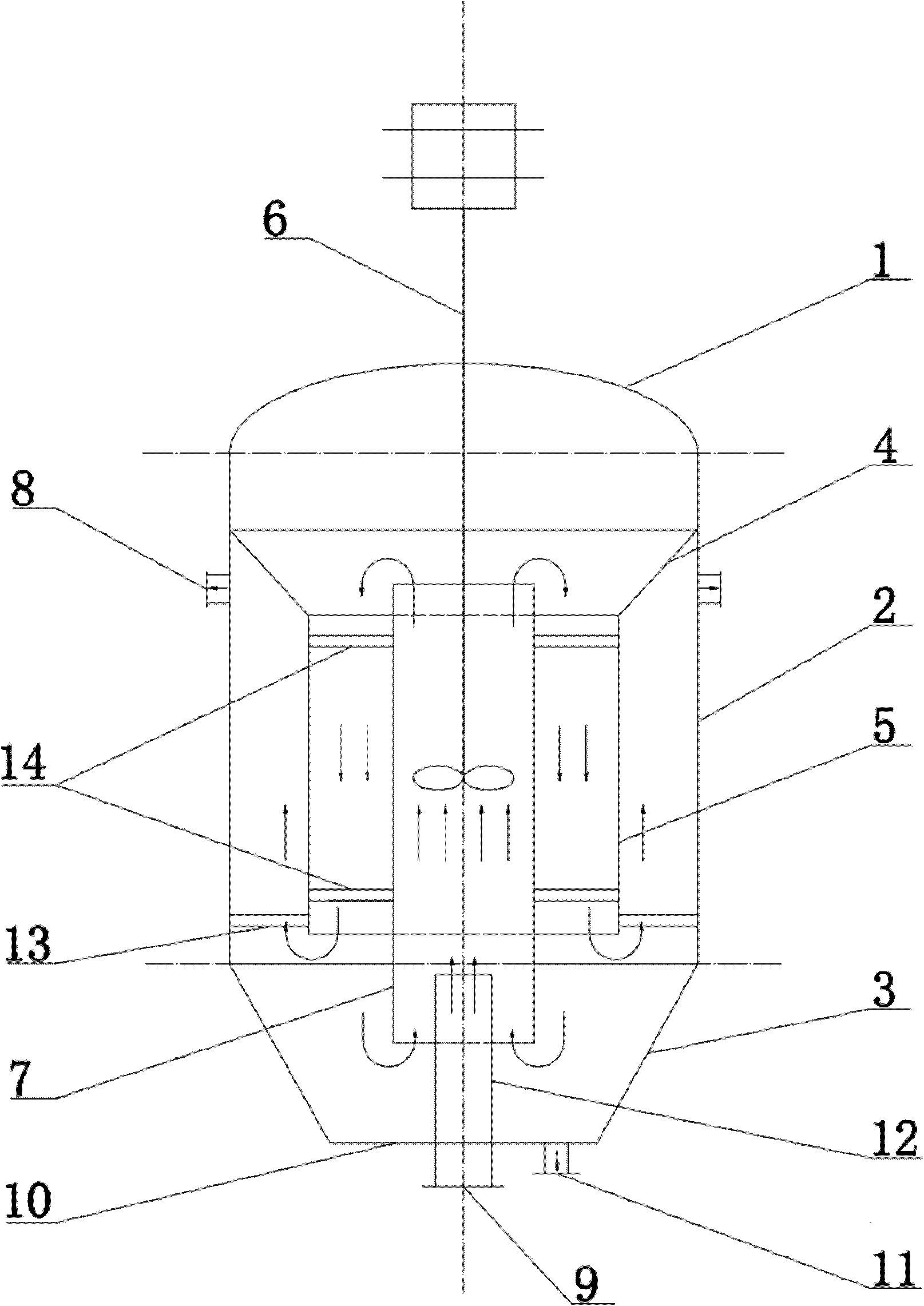 Continuous crystalizer