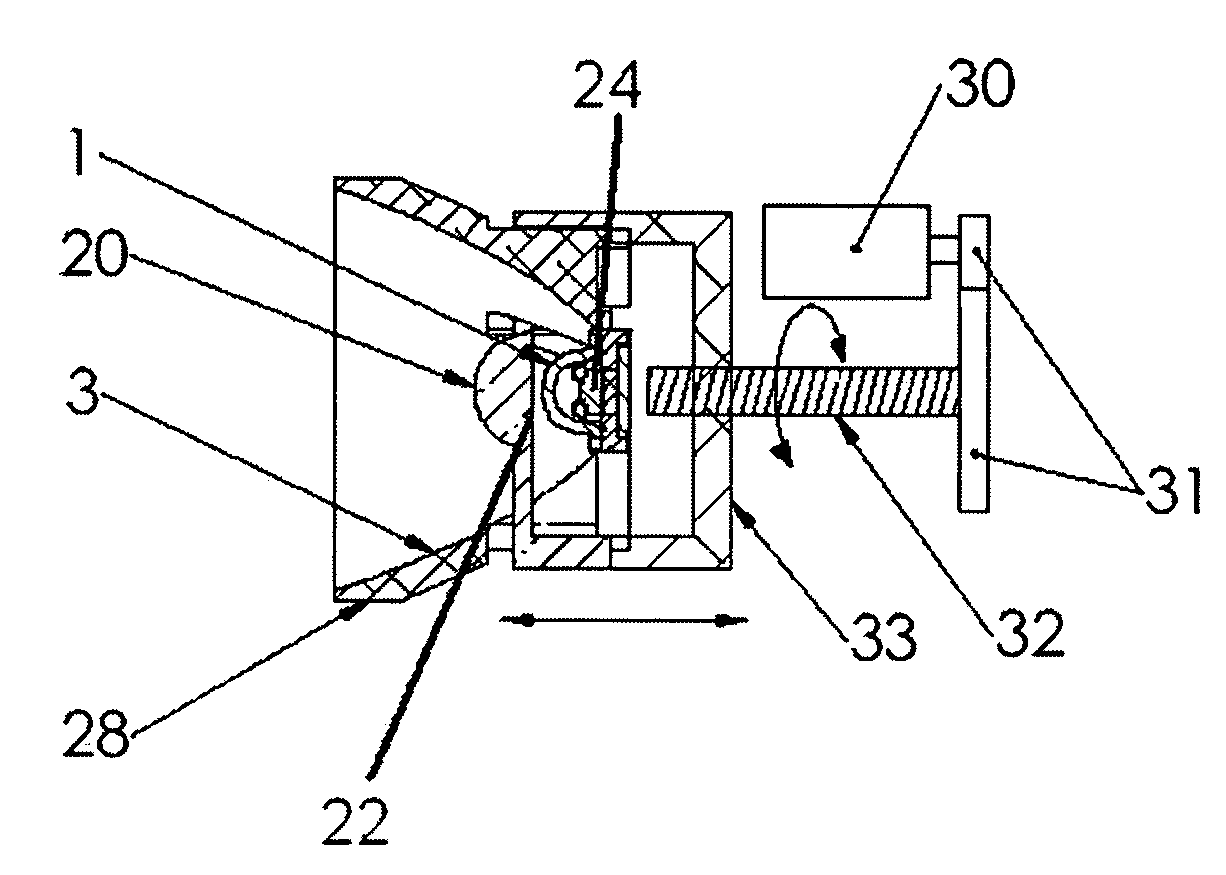 Method and apparatus for light collection, distribution and zoom