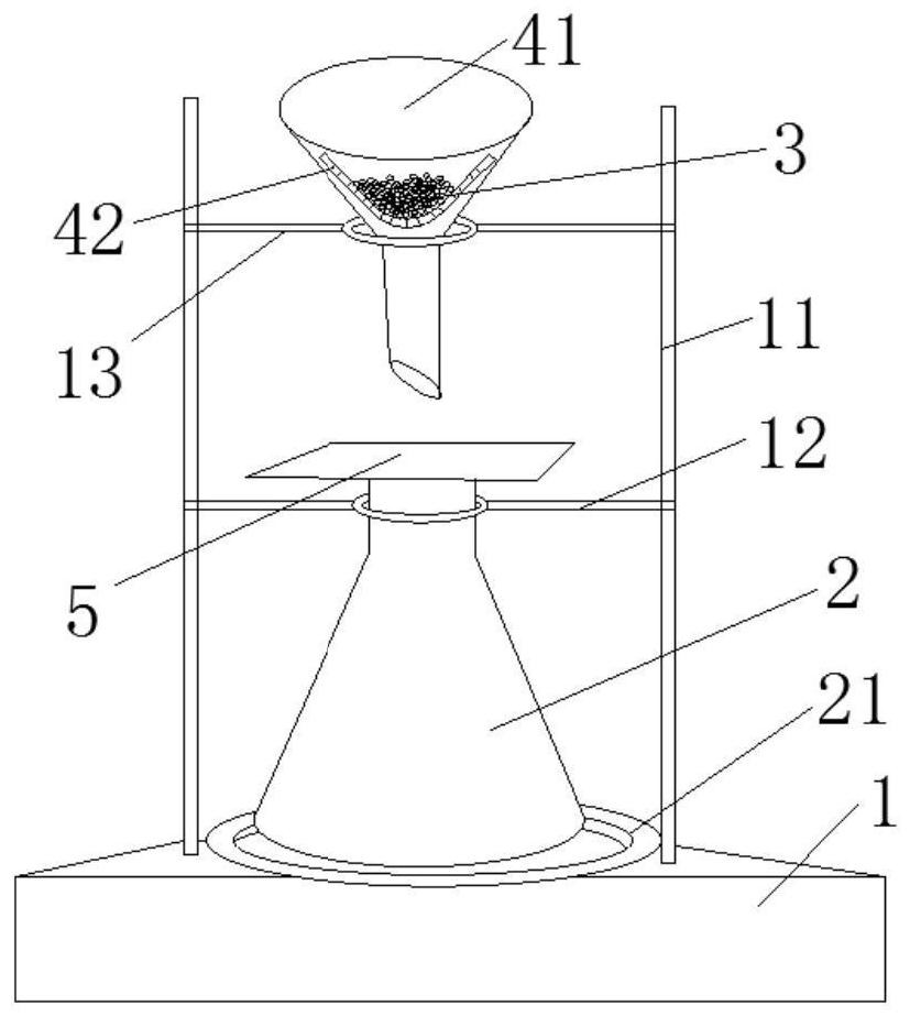Method and device for measuring volume and density of irregular rock sample