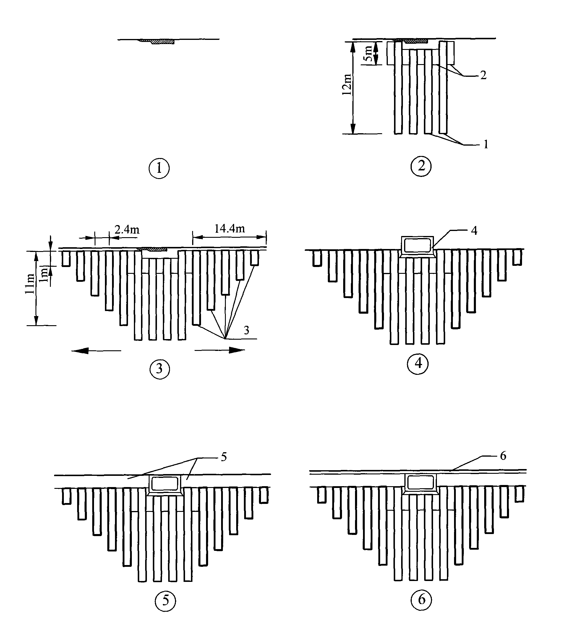 Control road for differential settlement at exchanging position of road and structure